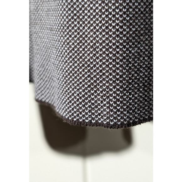 Talbot's Made in Italy Brown 'Tweed' Cotton Blend Sweater Blazer Womens Sz L - Picture 9 of 16